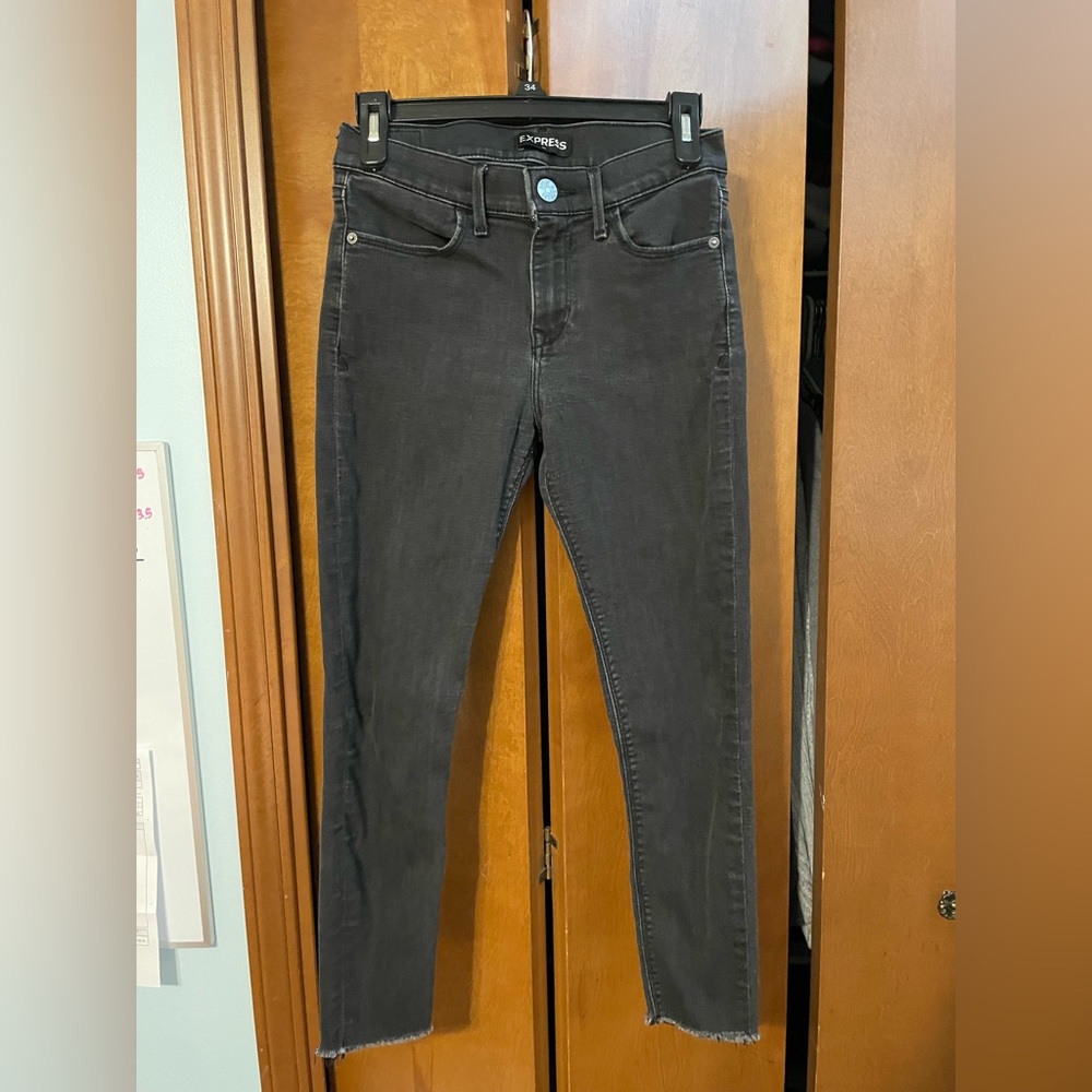 Express cropped jeans 2